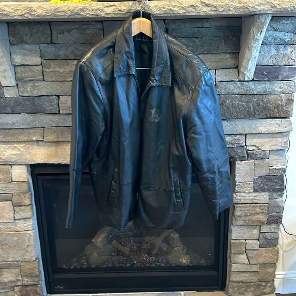 Nicole Miller leather jacket, needs TLC